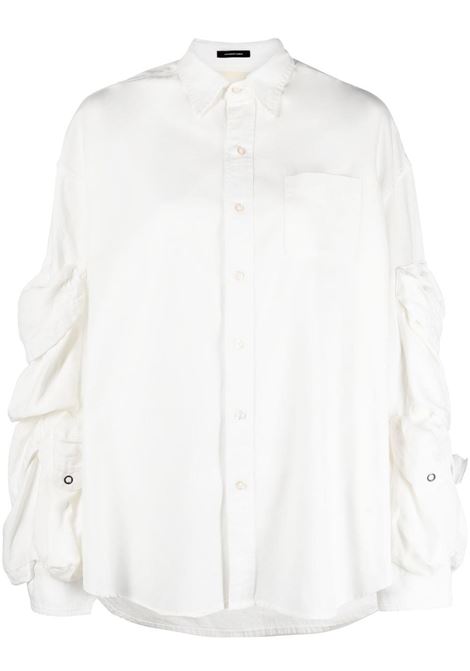 Camicia con tasche cargo in bianco - donna R13 | R13WR136R027BR027B