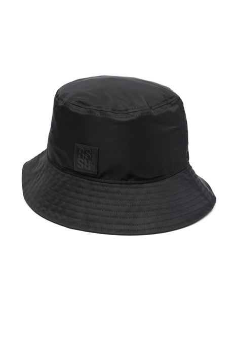 Black logo-print bucket hat - unisex RAF SIMONS | 231945300000099