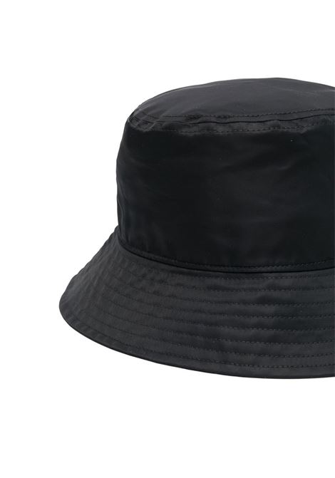 Black logo-print bucket hat - unisex RAF SIMONS | 231945300000099