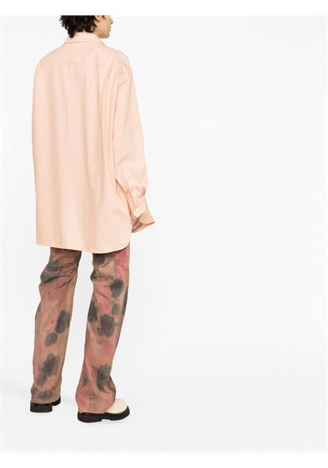 Camicia denim oversize in rosa - donna RAF SIMONS | 231W244100800039