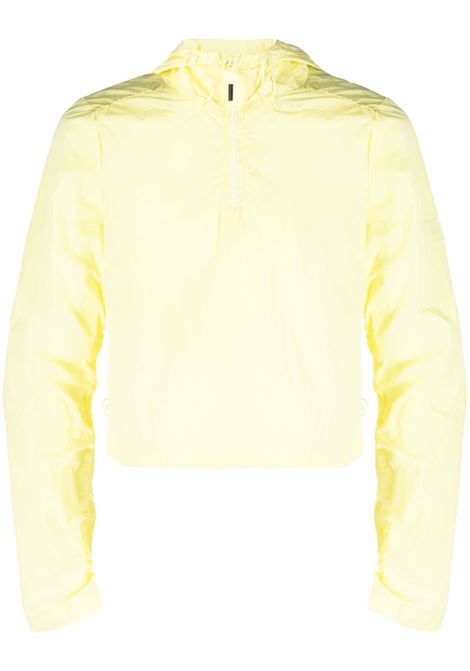 Giacca crop con coulisse in giallo - unisex RAINS | RA18890STR