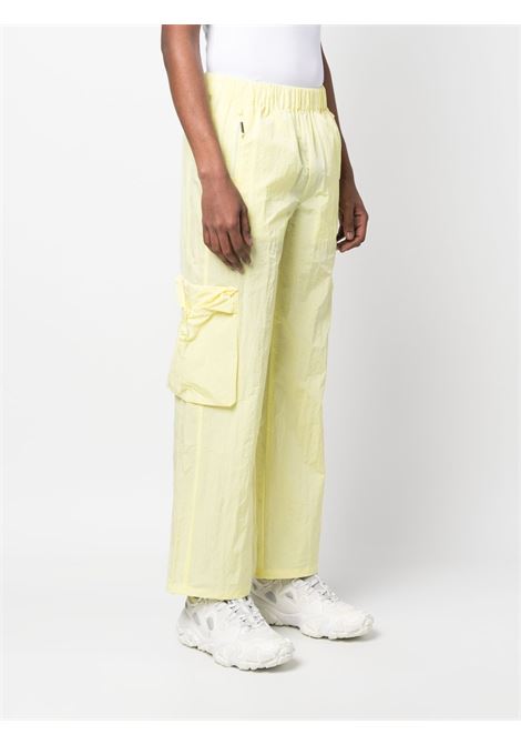 Yellow straight-leg cargo trousers - men RAINS | RA18980STR
