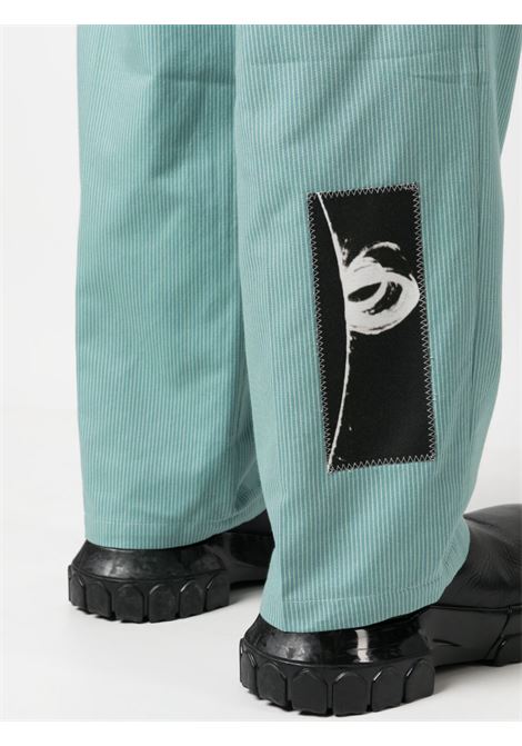 Green stripped trousers - men RASSVET | PACC12P0062