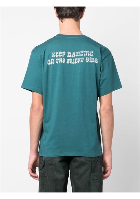 Green graphic-print T-shirt - men RASSVET | PACC12T0091