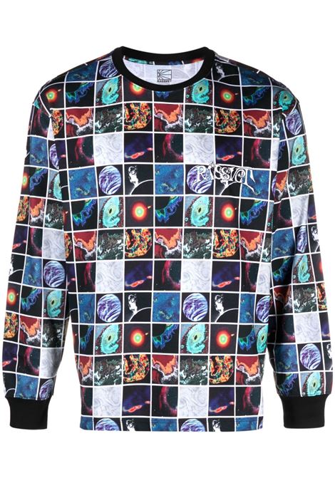 Multicolour graphic-print sweatshirt - men RASSVET | PACC12T0161