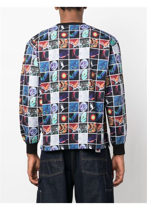 Multicolour graphic-print sweatshirt - men RASSVET | PACC12T0161