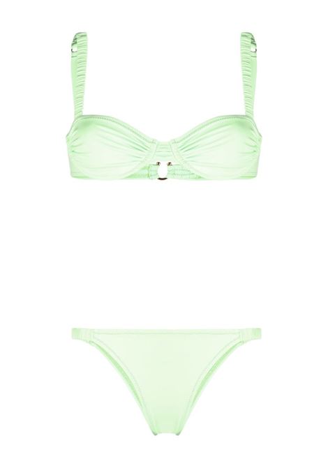 Green sweetheart-neck bikini - women REINA OLGA | MARTIFDDNNGRN