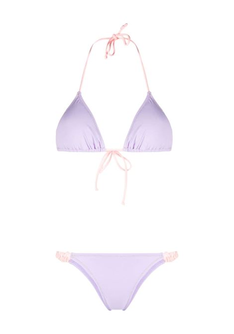 Liliac triangle-shape bikini set - women REINA OLGA | SCRUNCHIESETLLCNNPNK