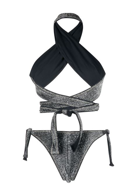 Silver cross-front bikini set - women  REINA OLGA | SHOWHORSESLVRLRX