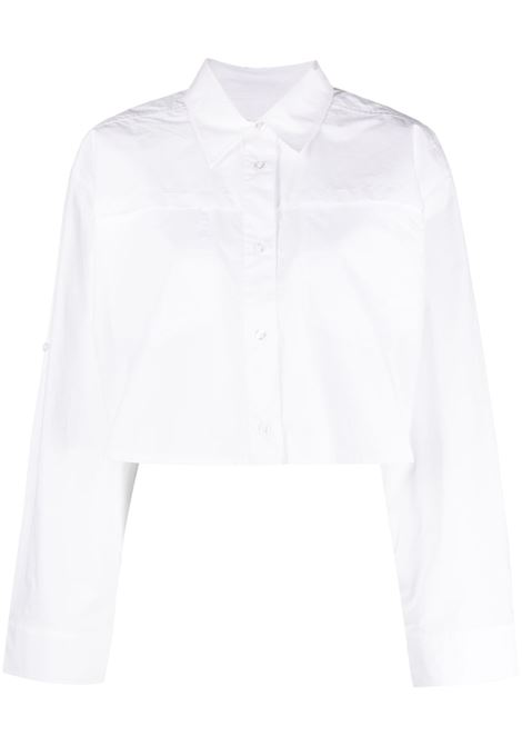 White cropped shirt - women  REMAIN | 500191400110601