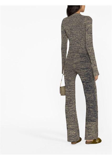 Grey Soleima straight-leg knitted trousers - women REMAIN | RM2103151116