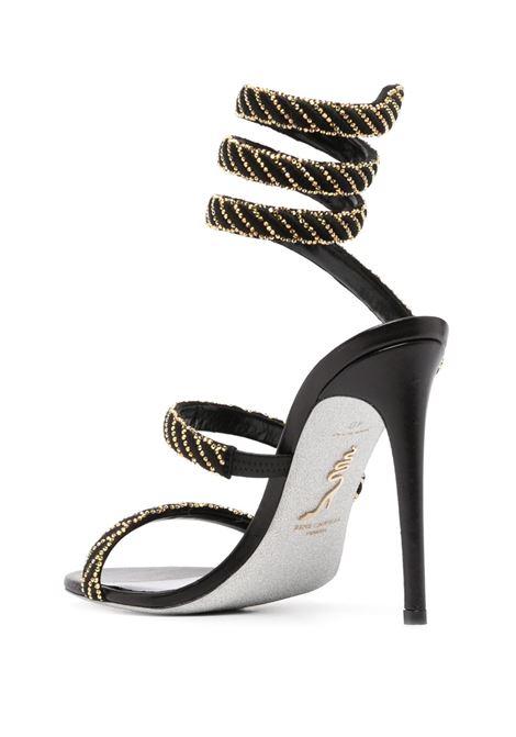 Black Cleo 110mm heel sandals - women RENE CAOVILLA | C11720105R001V157