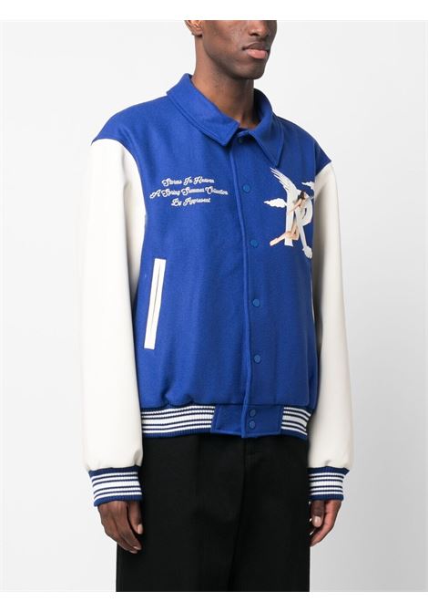 Blue and white storms in heaven bomber  jacket - men REPRESENT | M01222109