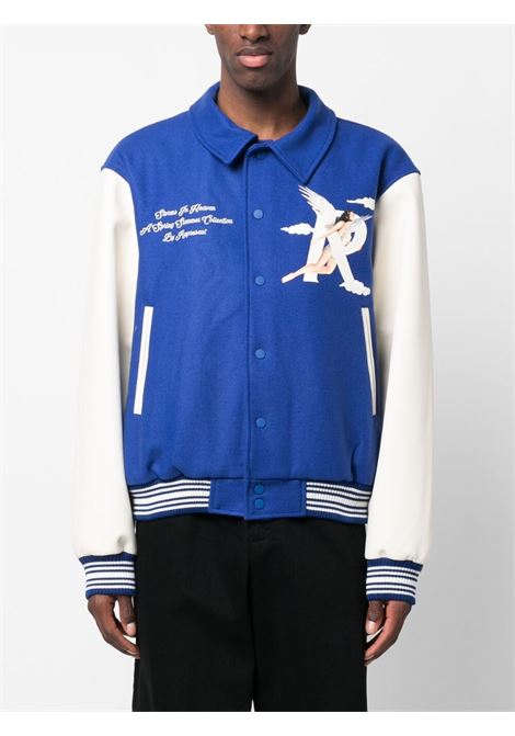 Blue and white storms in heaven bomber  jacket - men REPRESENT | M01222109