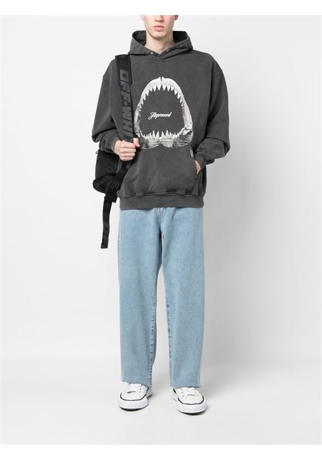 Grey graphic-print long-sleeved sweatshirt - men REPRESENT | M0428620