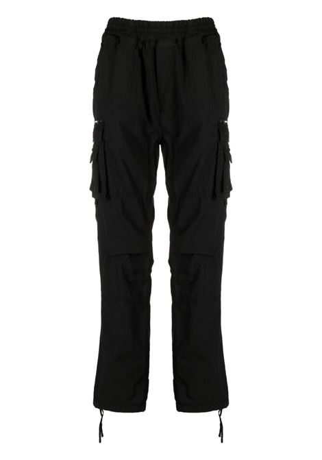Pantaloni cargo elasticizzati in nero - uomo REPRESENT | M0811001