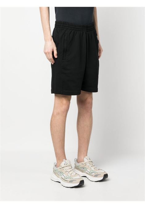 Black elasticated-waist track shorts - men REPRESENT | M0904601