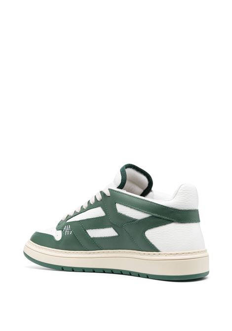 Green and white Reptor panelled sneakers - men REPRESENT | M12049252