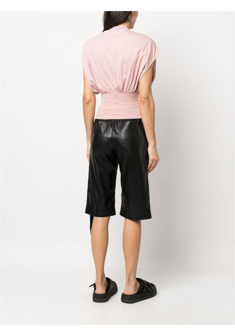 Top tommy con maniche ad aletta in rosa - donna RICK OWENS DRKSHDW | DS01C6108RN63