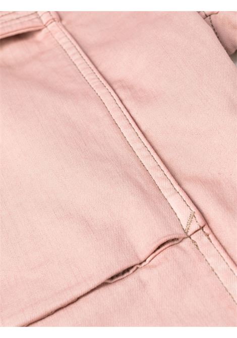 Light pink strap-detail skinny jeans - women RICK OWENS DRKSHDW | DS01C6312SDO63