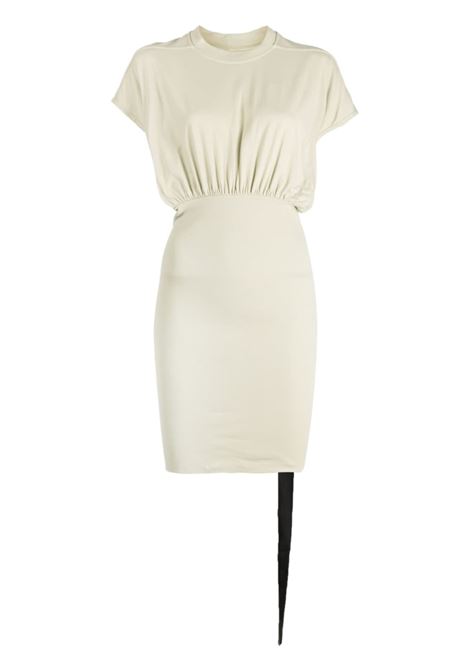 White gathered-detail mini dress - women RICK OWENS DRKSHDW | DS01C6507RN08