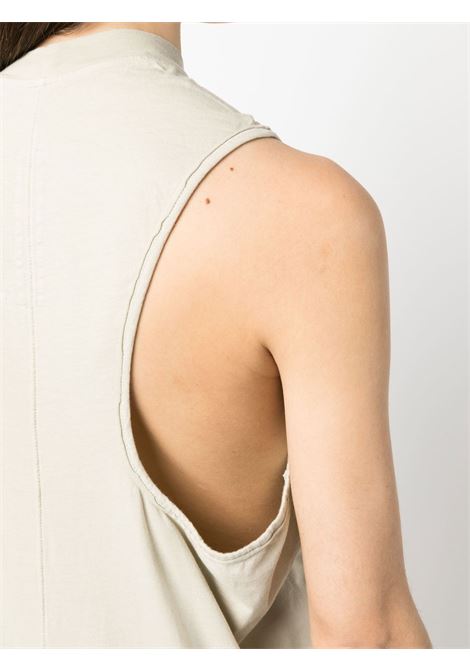 Grey sleeveless long T-shirt - women RICK OWENS DRKSHDW | DU01C6154RN08