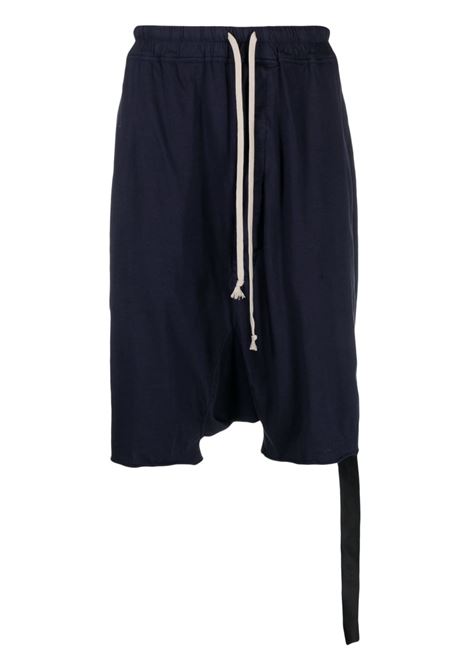 Blue drop-crotch shorts - men RICK OWENS DRKSHDW | DU01C6380RN06