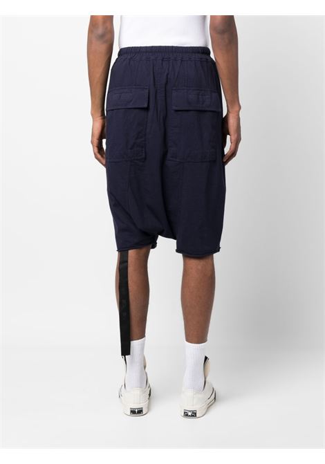 Blue drop-crotch shorts - men RICK OWENS DRKSHDW | DU01C6380RN06