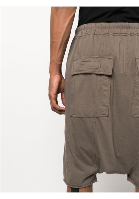 Grey drop-crotch shorts - men RICK OWENS DRKSHDW | DU01C6380RN34