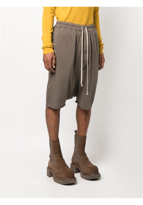 Grey drop-crotch shorts - men RICK OWENS DRKSHDW | DU01C6380RN34