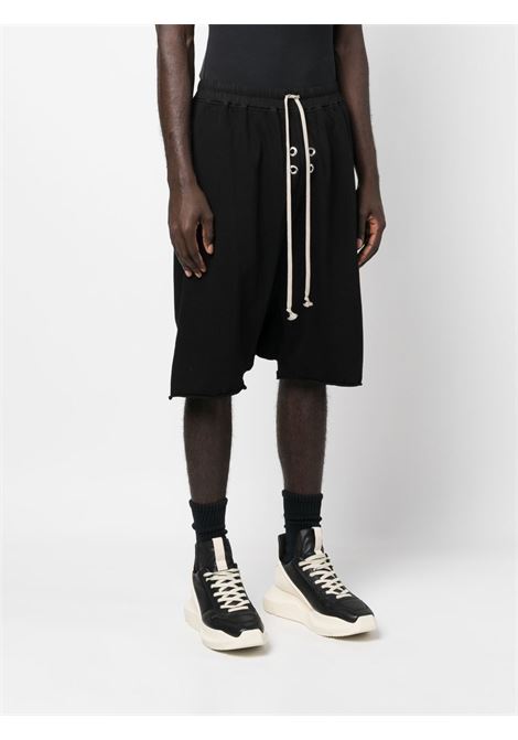 Black drop-crotch bermuda shorts - men  RICK OWENS DRKSHDW | DU01C6381RIGES109