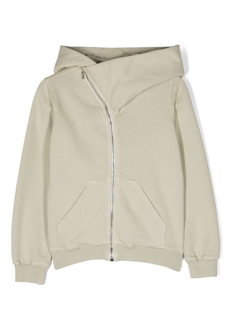 Light grey zip-up sweatshirt - kids RICK OWENS KIDS | BG01C7286F08