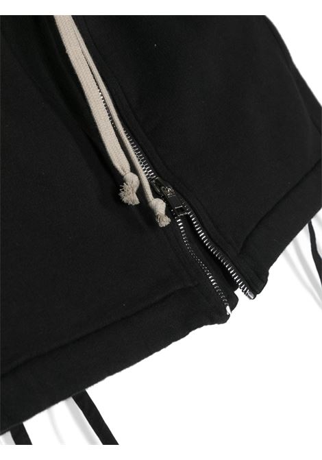 Black zip-detail casual skirt - kids RICK OWENS KIDS | BG01C7345F09