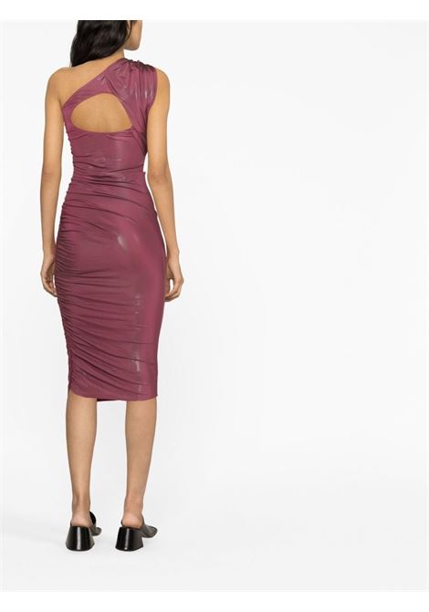 Purple amira draped-design dress - women  RICK OWENS LILIES | LI01C3526GVI73