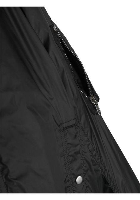 Black zip-up bomber jacket - kids RICK OWENS KIDS | BG01C7771ND09