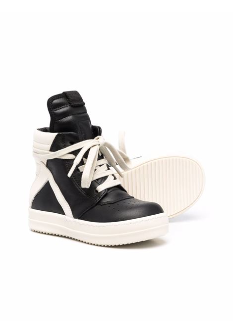 Black babygeo padded-ankle sneakers - kids RICK OWENS | BG01C7896LMU911