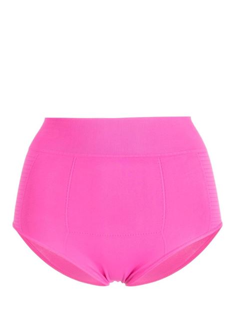Shorts a coste in rosa - donna