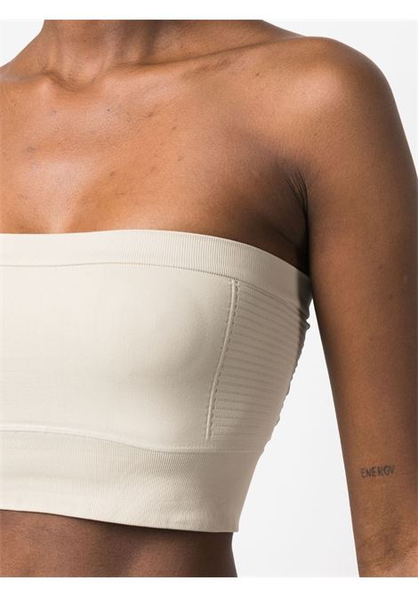 Pearl white strapless knitted stretch top - women RICK OWENS | RO01C5690KSP08