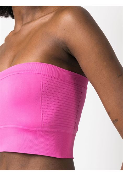 Top senza spalline in maglia in rosa - donna RICK OWENS | RO01C5690KSP13