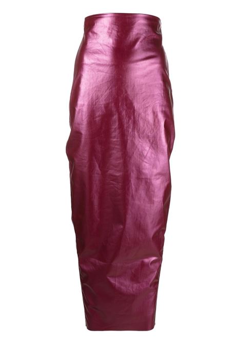 Fuchsia fitted maxi skirt - women RICK OWENS | RP01C5344SLQ23