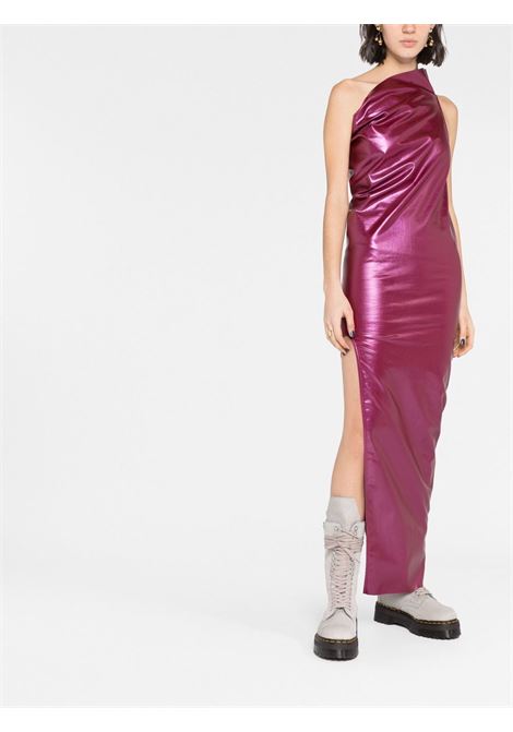 Fuchsia Athena asymmetric gown - women RICK OWENS | RP01C5520SLQ23