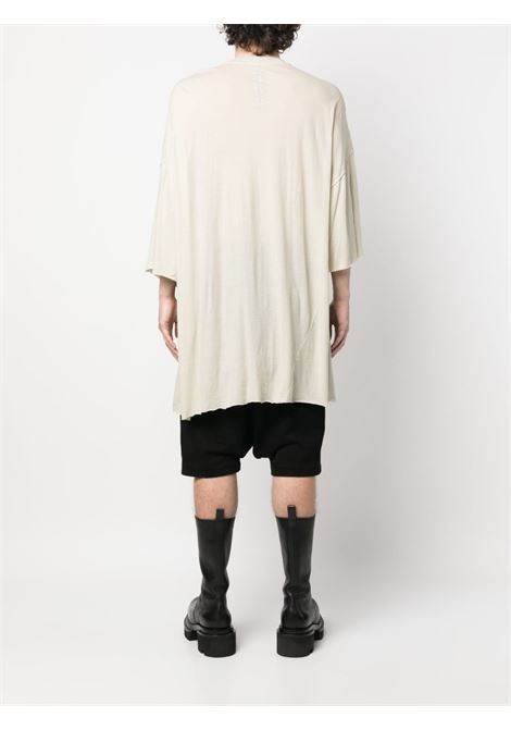 T-shirt lunga oversize in bianco - uomo RICK OWENS | RR01C4283B08