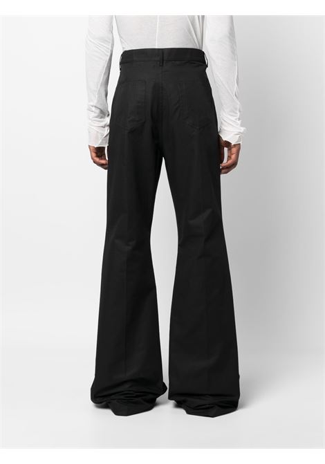 Pantaloni a vita alta svasati in nero - uomo RICK OWENS | RR01C4335CR09