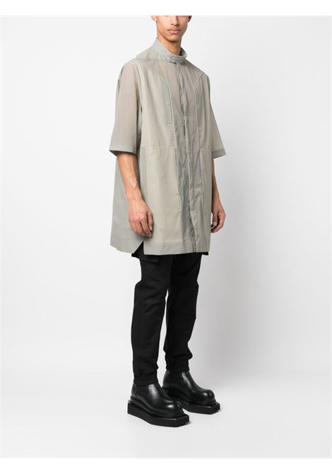 Camicia semi trasparente in grigio - uomo RICK OWENS | RR01C4712RG08