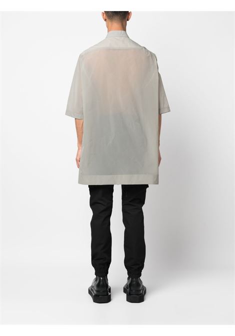 Camicia semi trasparente in grigio - uomo RICK OWENS | RR01C4712RG08
