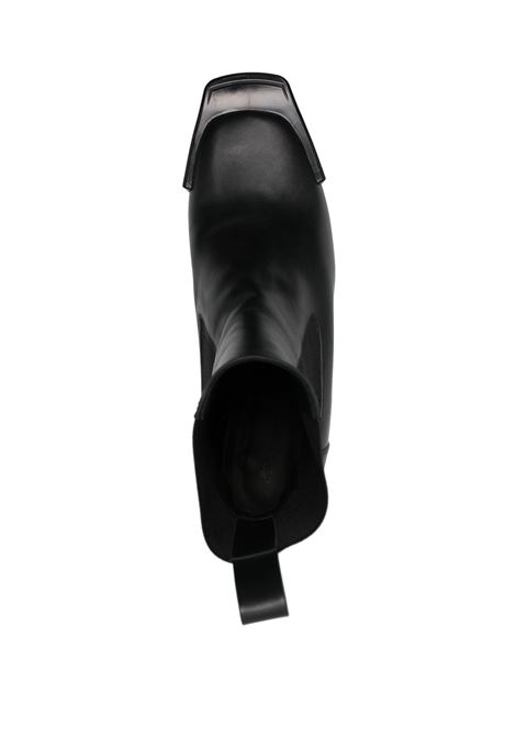 Stivali con design trasparente in nero - uomo RICK OWENS | RR01C4825LCGGDE9990D