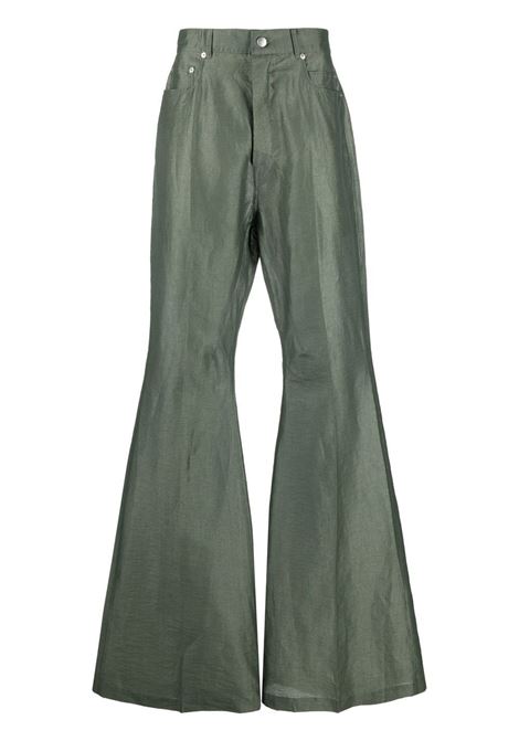 Pantaloni Bolan svasati in verde - uomo RICK OWENS | RU01C4335OS55