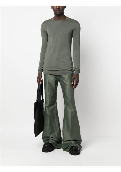 Green Bolan bootcut trousers - men RICK OWENS | RU01C4335OS55