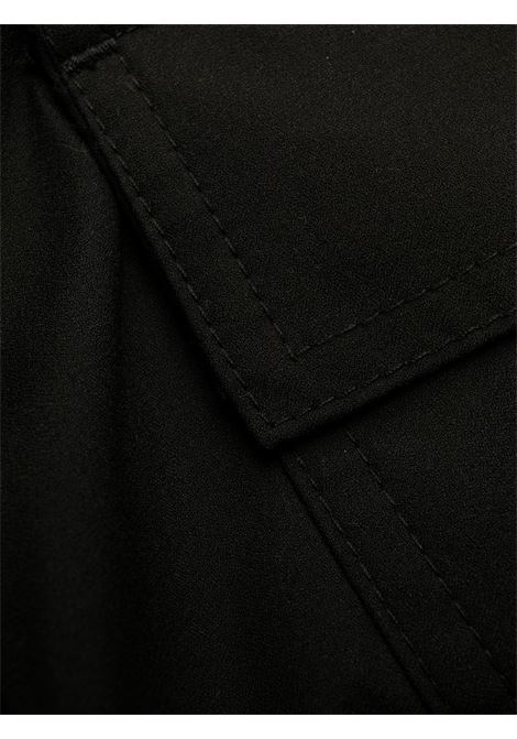 Pantaloni con zip laterale in nero - uomo RICK OWENS | RU01C4339TE09