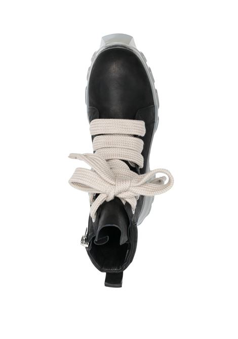Black Jumbolaced Laceup Bozo boots - men  RICK OWENS | RU01C4887LWNW2090